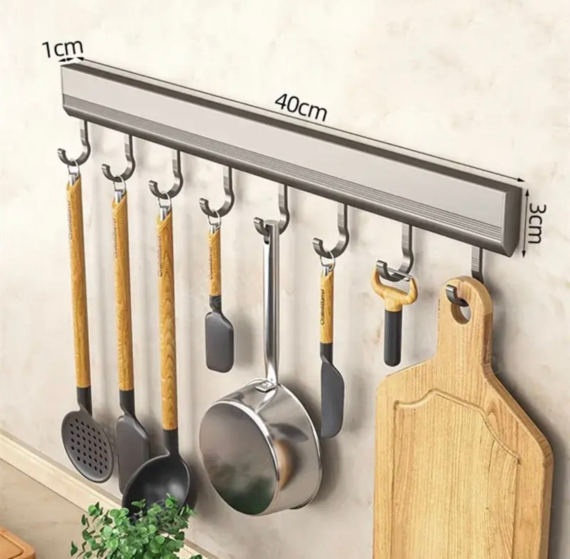 Soporte de Pared para Cocina o Baño