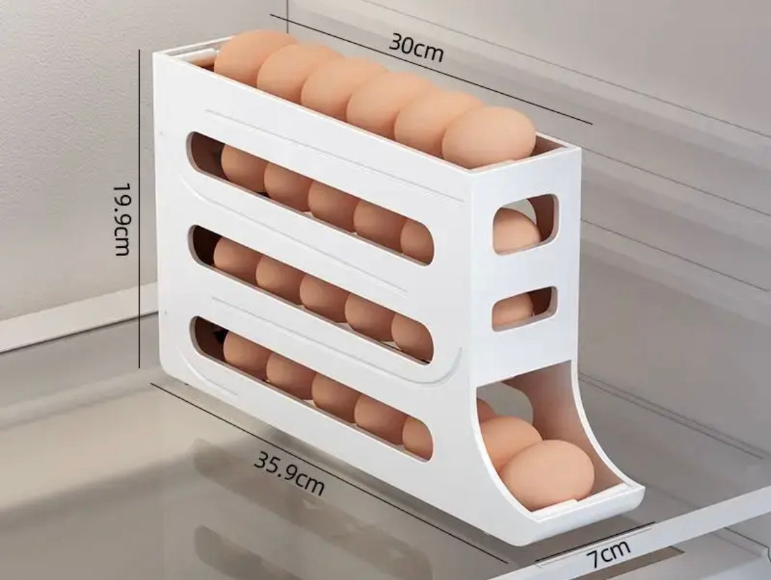 Cesta para Huevos con Rodamiento Automático