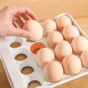 Organizador de Huevos con Cajón para Refrigerador