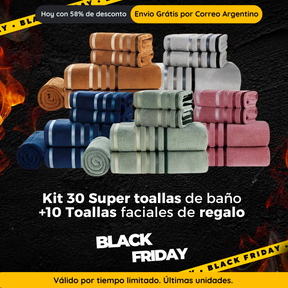 MEGA KIT Toallas de Alta Calidad - (LIQUIDACIÓN - ÚLTIMO DÍA)