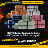 MEGA KIT Toallas de Alta Calidad - (LIQUIDACIÓN - ÚLTIMO DÍA)