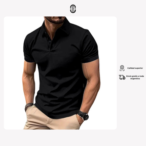 Camiseta Polo de Verano para Hombre - Manga Corta, Cuello con Botones, Estilo Casual